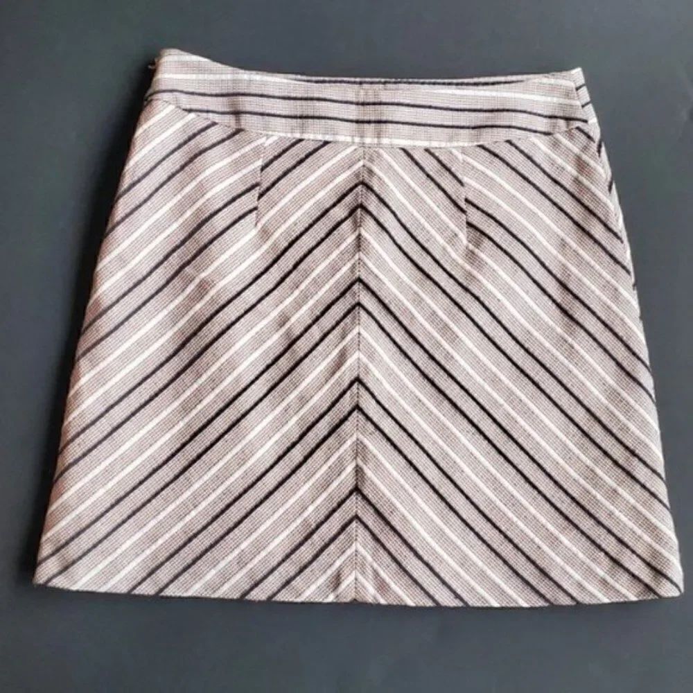 Loft Tweed Striped Skirt - Picture 7 of 9